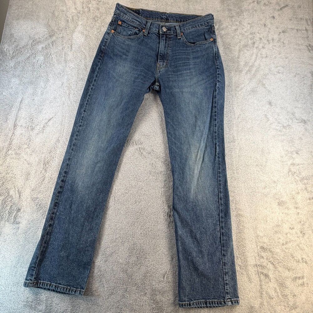 Levi's 505 Men's Jeans W32 L32 Medium Wash Straight Leg Denim